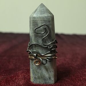 Wire Wrapped Labradorite Tower